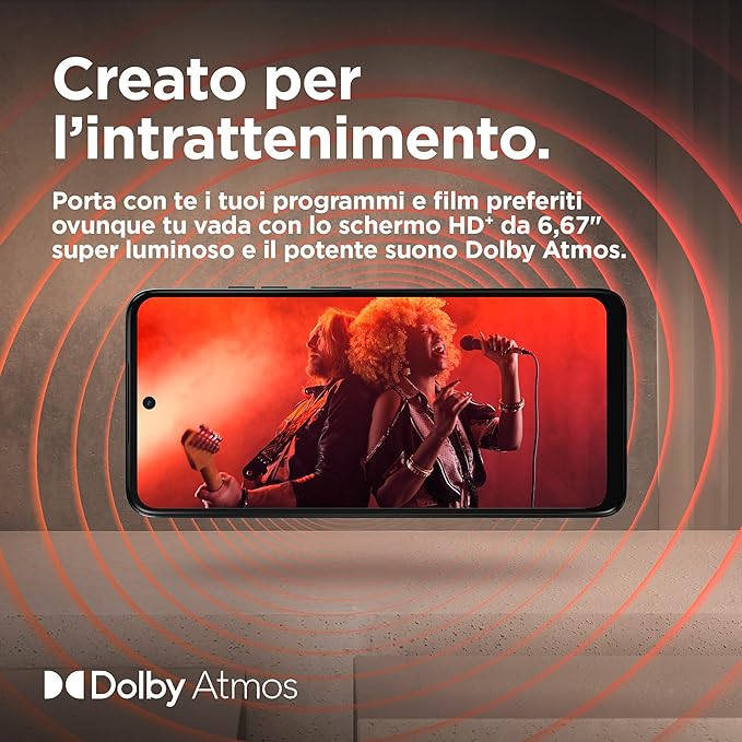 Motorola moto g05 4/128GB – Display 6.67" 90Hz, Fotocamera 50MP, Batteria 5200mAh, Android 15