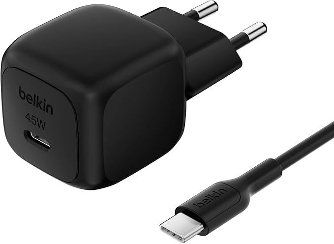 BELKIN Caricatore da Parete 45W + Cavo USB-C a USB-C 1m (PVC)