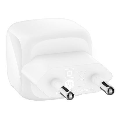 Belkin BoostCharge Caricabatteria da parete Compatto da 30W, Caricatore USB-C PD rapido da viaggio per Apple