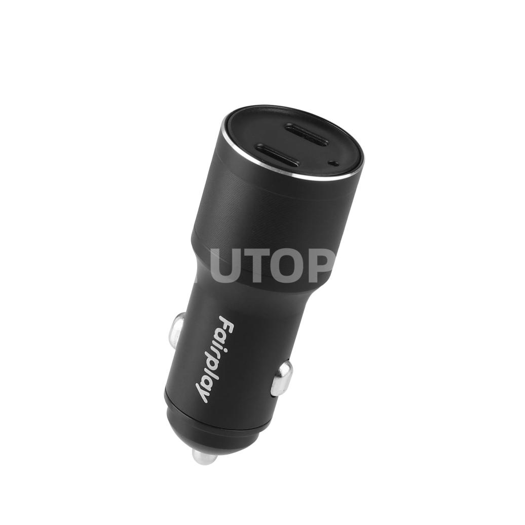 FAIRPLAY Kit Caricatore Auto 60W + Cavo USB-C