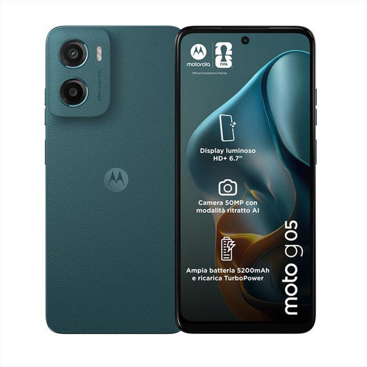 Motorola moto g05 4/128GB – Display 6.67" 90Hz, Fotocamera 50MP, Batteria 5200mAh, Android 15